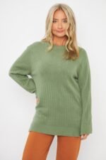 SWEATER MULTILINEA CON TAJO - Image 2
