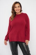 SWEATER MULTILINEA CON TAJO