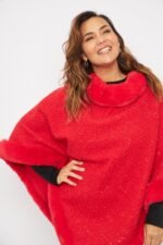 PONCHO CON PIEL - Image 3