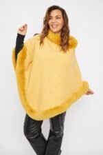 PONCHO CON PIEL - Image 2