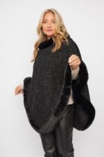 PONCHO CON PIEL - Image 2