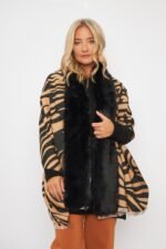 CHAL CON PIEL ANIMAL PRINT - Image 7