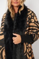 CHAL CON PIEL ANIMAL PRINT - Image 6
