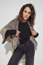 SAQUITO/PONCHO FLECOS Y LUREX - Image 2