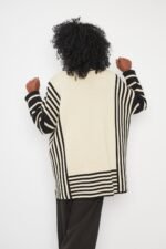 SWEATER BICOLOR CON TAJO - Image 2