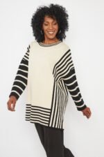 SWEATER BICOLOR CON TAJO - Image 3