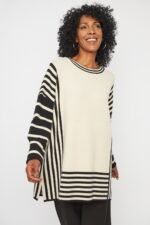 SWEATER BICOLOR CON TAJO - Image 5