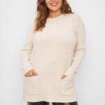 SWEATER DISE?O RECTANGULAR CON BOLSILLOS