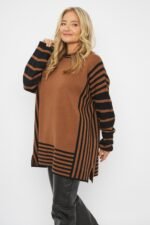 SWEATER BICOLOR CON TAJO - Image 2