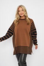 SWEATER BICOLOR CON TAJO - Image 3