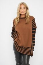 SWEATER BICOLOR CON TAJO - Image 4