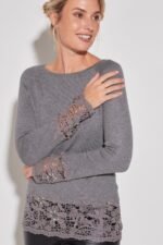 SWEATER CON ENCAJE Y PIEDRAS - Image 6