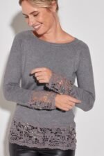 SWEATER CON ENCAJE Y PIEDRAS - Image 7