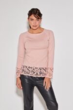 SWEATER CON ENCAJE Y PIEDRAS - Image 2