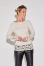 SWEATER CON ENCAJE Y PIEDRAS - Image 3