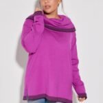 POLERA JACKARD DETALLE DAMERO