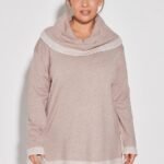 POLERA JACKARD DETALLE DAMERO