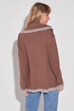 POLERA JACKARD DETALLE DAMERO - Image 5