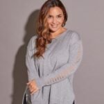 SWEATER CON DETALLES MANGAS LUREX