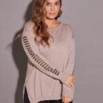 SWEATER CON DETALLES MANGAS LUREX