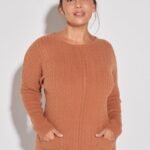 SWEATER DESCONT. CON OCHITOS Y BOLSILLOS