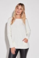 SWEATERDESCONT. CON OCHITOS Y BOLSILLOS