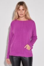 SWEATER DESCONT. CON BOLSILLOS CASHMERLIKE