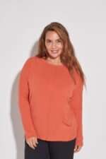 SWEATER DESCONT. CON BOLSILLOS CASHMERLIKE