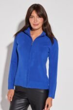 CARDIGAN CON CIERRE CASHMERE LIKE