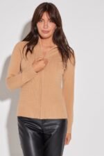 CAMPERA CON OCHITOS CIERRE