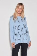 SWEATER ESTAMP BOTON ESPALDA