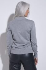 CARDIGAN CON CIERRE LISO - Image 2