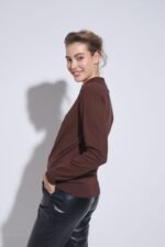 CARDIGAN CON CIERRE LISO - Image 4