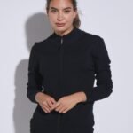 CARDIGAN CON CIERRE LISO