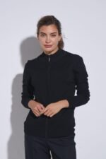 CARDIGAN CON CIERRE LISO