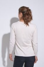SWEATER COMBINADO SIMIL GAMUZA CON FLECOS - Image 2