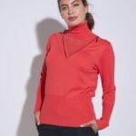 POLERA CON TRANSPARENCIA Y CIERRE