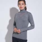 POLERA CON TRANSPARENCIA Y CIERRE