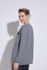 CARDIGAN CON CIERRE ESTRELLA BORDADA CON PIEDRAS - Image 6