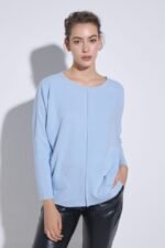 SWEATER DESCONT. CON BOLSILLOS CASHMERLIKE