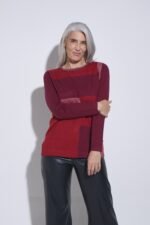 SWEATER CON LUREX DISE?O GEOMÉTRICO - Image 2