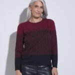 SWEATER ESTAMPADO DEGRADE CON PIEDRAS