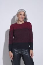 SWEATER ESTAMPADO DEGRADE CON PIEDRAS