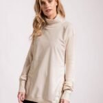 POLERA COMBINADO SIMIL GAMUZA ESPALDA BOTONES