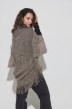 SAQUITO/PONCHO FLECOS Y LUREX