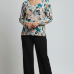 Sweater Estampado Multi Hojas