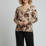 Sweater Estampado Multi Hojas