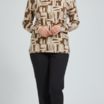 Sweater Estampado Bicolor