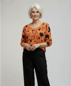 Sweater Estampado Corazones
