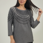Escote Redondo con Lurex